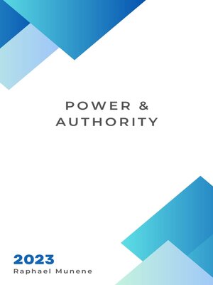 cover image of POWER & AUTHORITY